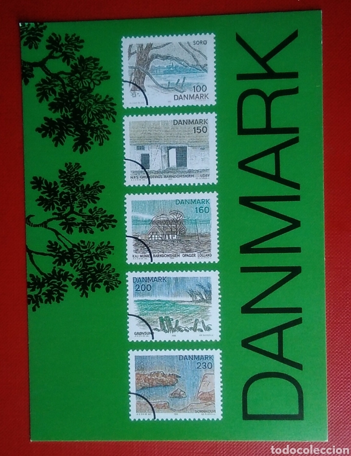 Sellos: Postal Danmark sellos Dinamarca a&ntilde;o 1981 - Foto 1
