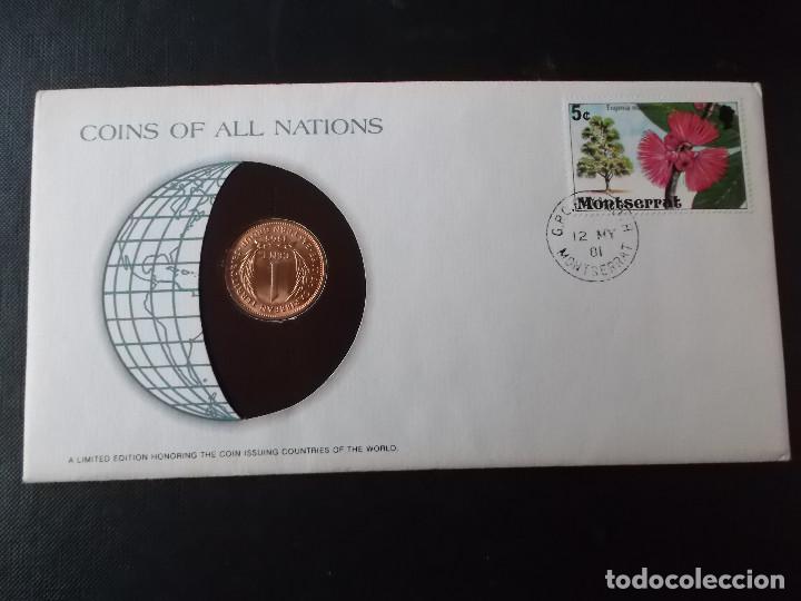 Sellos: pruebas de filatelia con moneda de Isla de Montserrat - Foto 1