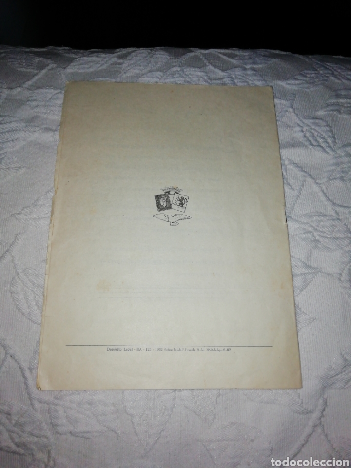 Sellos: Programa Cuarta exposici&oacute;n filatelica Pacense 12 - 17 de junio 1962 - Foto 7