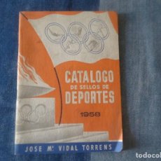Sellos: CATALOGO DE SELLOS DE DEPORTES 1958 JOSE Mª VIDAL TORRENS BARCELONA
