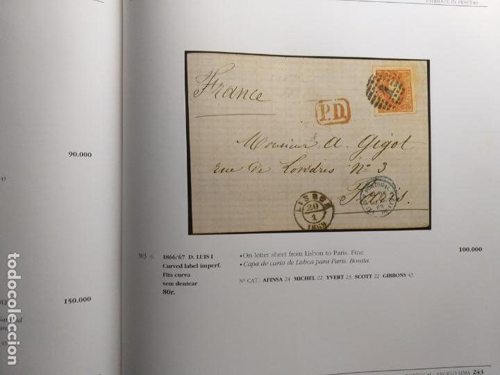 Sellos: Libro con funda. Angelo Lima Collection. Afinsa auctions. Catalogo clasicos de Portugal. - Foto 6 - 214549060