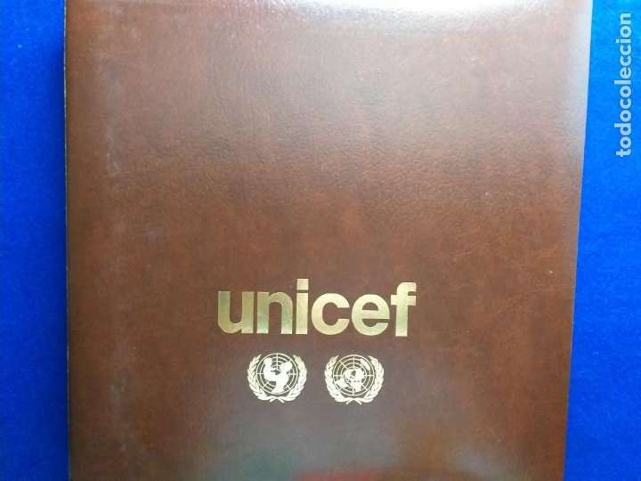 libro de naciones unidas, unicef. banderas. inc Comprar Catálogos y