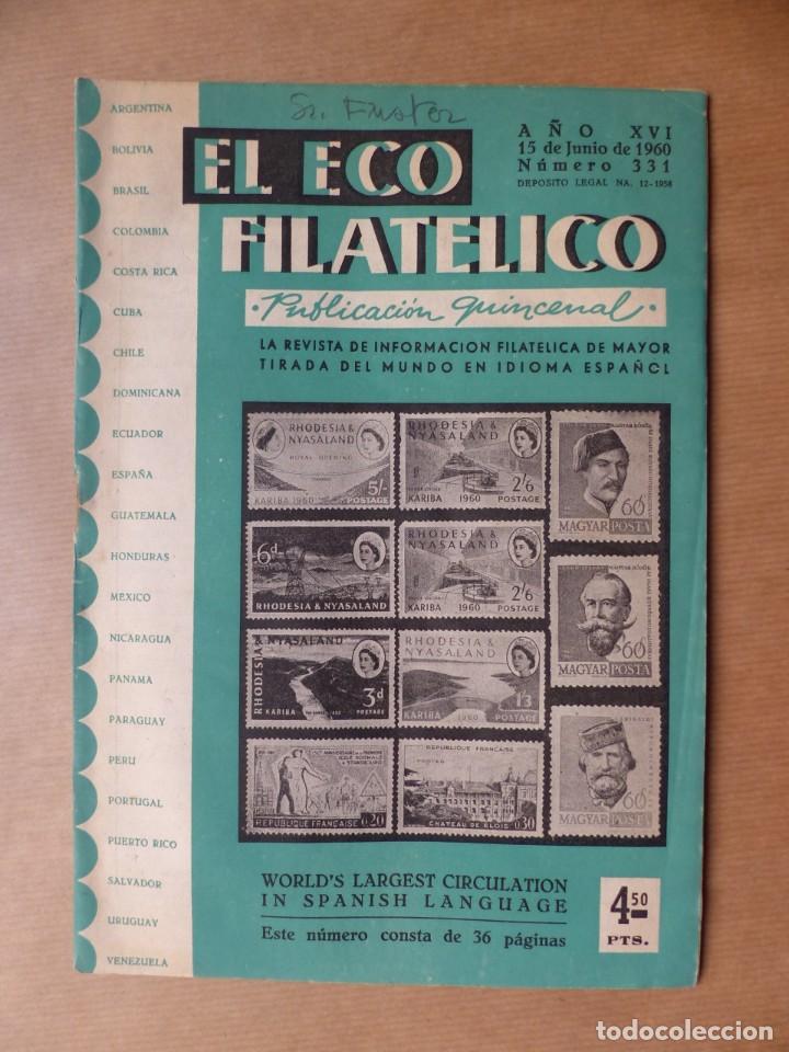Sellos: EL ECO FILATELICO, 33 REVISTAS - AÑOS 1959-1960-1961, VER FOTOS ADICIONALES - Foto 10 - 224825796