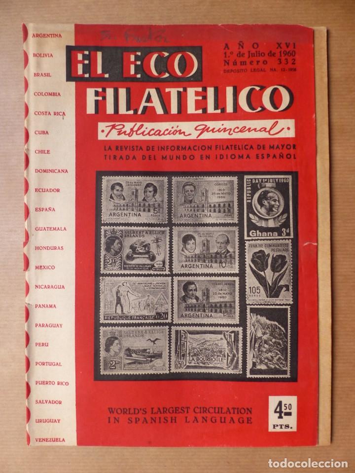Sellos: EL ECO FILATELICO, 33 REVISTAS - AÑOS 1959-1960-1961, VER FOTOS ADICIONALES - Foto 11 - 224825796