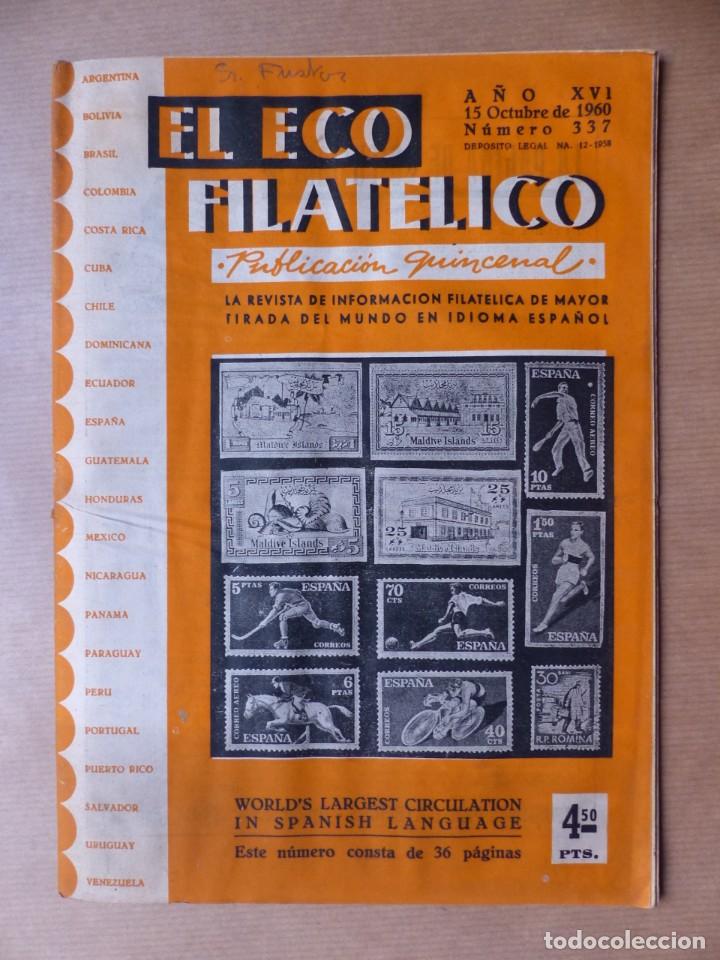 Sellos: EL ECO FILATELICO, 33 REVISTAS - AÑOS 1959-1960-1961, VER FOTOS ADICIONALES - Foto 13 - 224825796