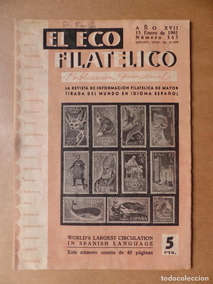 Sellos: EL ECO FILATELICO, 33 REVISTAS - AÑOS 1959-1960-1961, VER FOTOS ADICIONALES - Foto 16 - 224825796