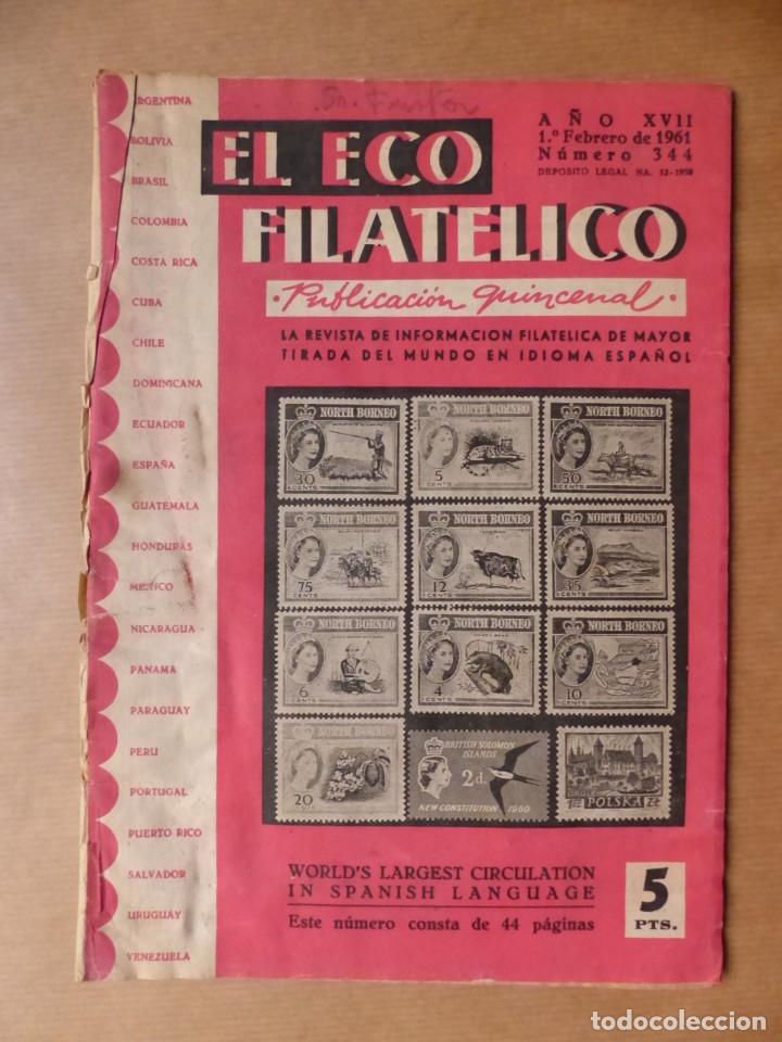 Sellos: EL ECO FILATELICO, 33 REVISTAS - AÑOS 1959-1960-1961, VER FOTOS ADICIONALES - Foto 17 - 224825796