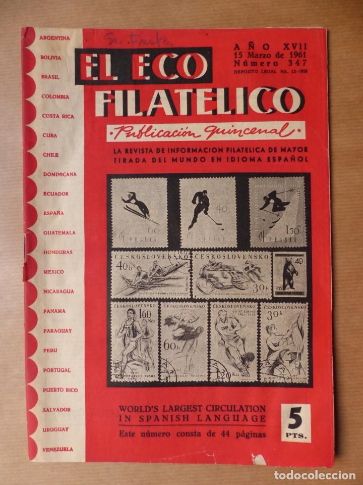 Sellos: EL ECO FILATELICO, 33 REVISTAS - AÑOS 1959-1960-1961, VER FOTOS ADICIONALES - Foto 18 - 224825796