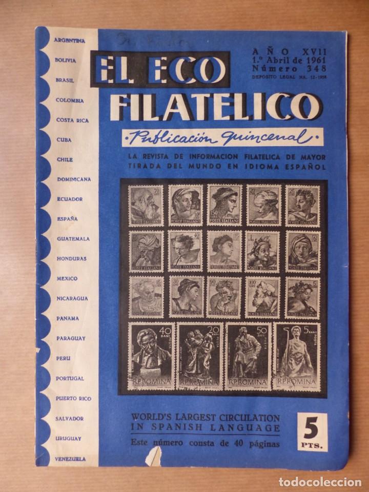 Sellos: EL ECO FILATELICO, 33 REVISTAS - AÑOS 1959-1960-1961, VER FOTOS ADICIONALES - Foto 19 - 224825796