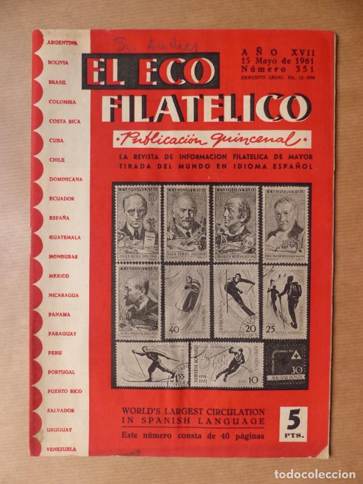 Sellos: EL ECO FILATELICO, 33 REVISTAS - AÑOS 1959-1960-1961, VER FOTOS ADICIONALES - Foto 22 - 224825796