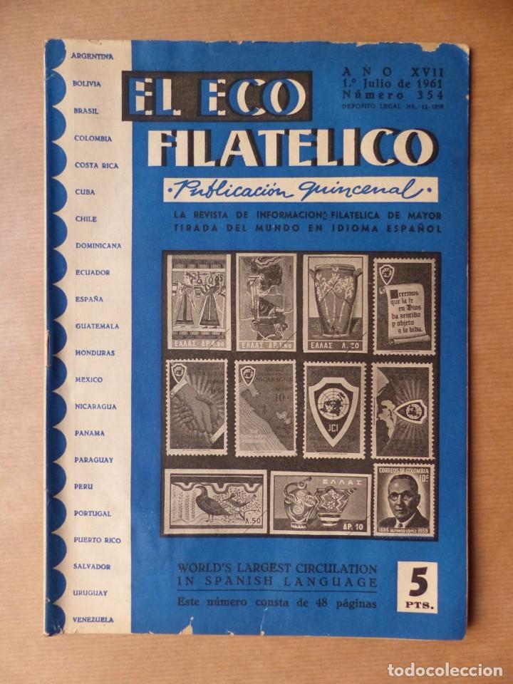 Sellos: EL ECO FILATELICO, 33 REVISTAS - AÑOS 1959-1960-1961, VER FOTOS ADICIONALES - Foto 25 - 224825796