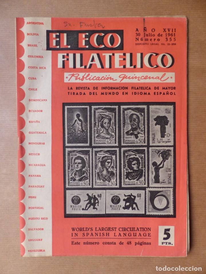 Sellos: EL ECO FILATELICO, 33 REVISTAS - AÑOS 1959-1960-1961, VER FOTOS ADICIONALES - Foto 26 - 224825796