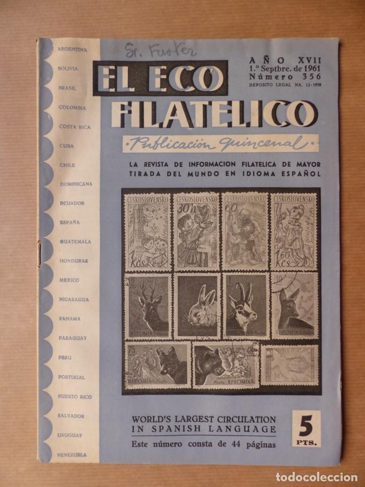 Sellos: EL ECO FILATELICO, 33 REVISTAS - AÑOS 1959-1960-1961, VER FOTOS ADICIONALES - Foto 27 - 224825796