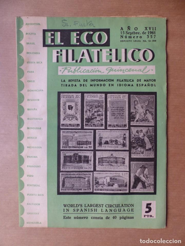 Sellos: EL ECO FILATELICO, 33 REVISTAS - AÑOS 1959-1960-1961, VER FOTOS ADICIONALES - Foto 28 - 224825796