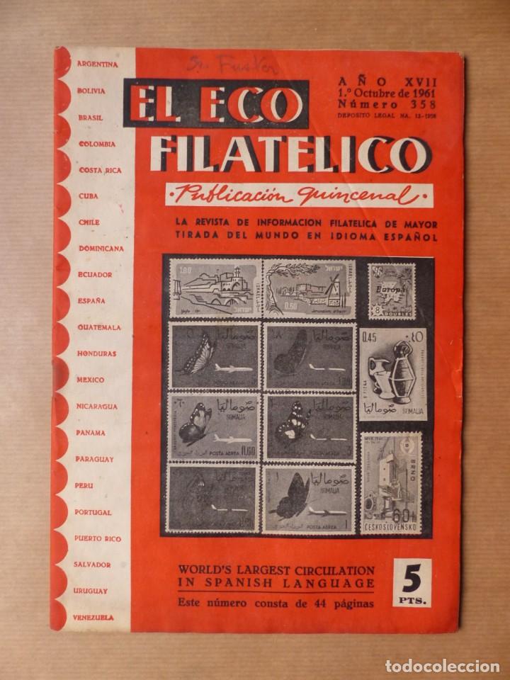 Sellos: EL ECO FILATELICO, 33 REVISTAS - AÑOS 1959-1960-1961, VER FOTOS ADICIONALES - Foto 29 - 224825796