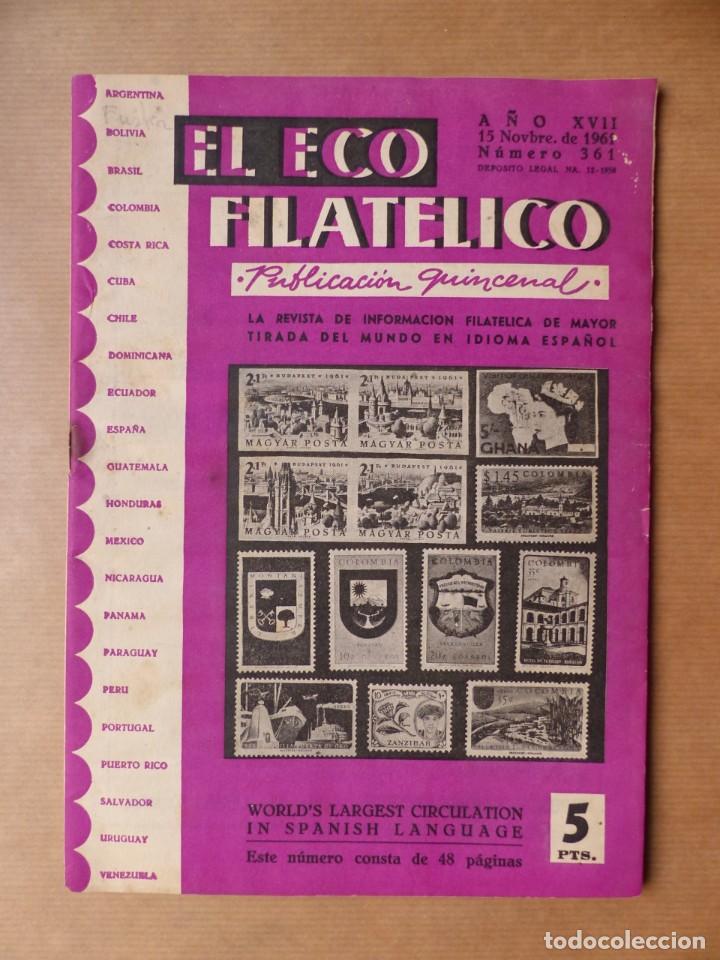 Sellos: EL ECO FILATELICO, 33 REVISTAS - AÑOS 1959-1960-1961, VER FOTOS ADICIONALES - Foto 32 - 224825796