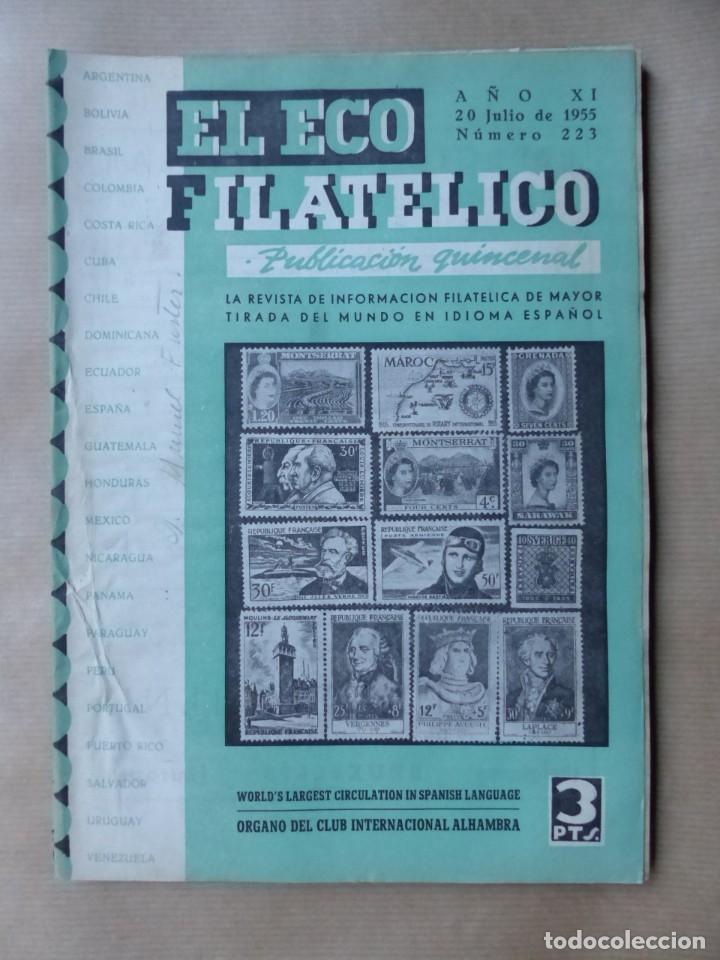 Sellos: EL ECO FILATELICO, 32 REVISTAS - AÑOS 1951-1952-1955, VER FOTOS ADICIONALES - Foto 18 - 234700775