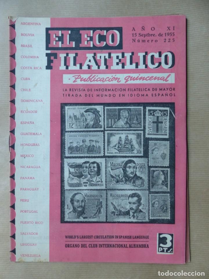 Sellos: EL ECO FILATELICO, 32 REVISTAS - AÑOS 1951-1952-1955, VER FOTOS ADICIONALES - Foto 20 - 234700775