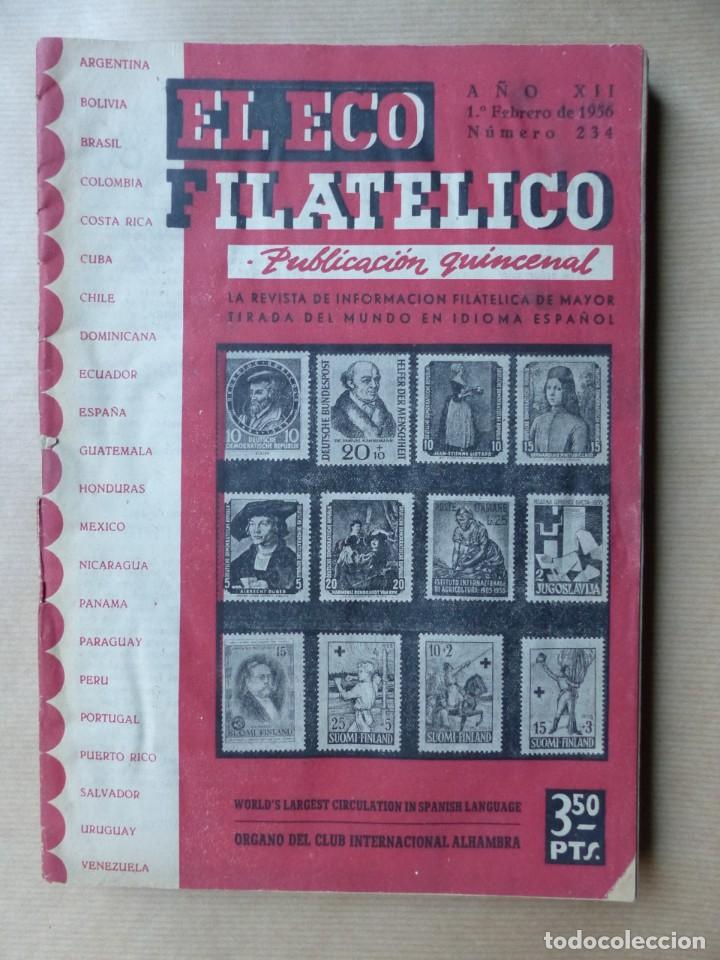 Sellos: EL ECO FILATELICO, 32 REVISTAS - AÑOS 1951-1952-1955, VER FOTOS ADICIONALES - Foto 26 - 234700775