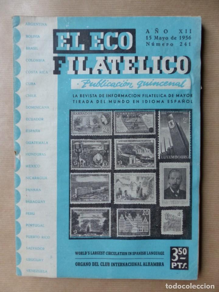 Sellos: EL ECO FILATELICO, 32 REVISTAS - AÑOS 1951-1952-1955, VER FOTOS ADICIONALES - Foto 29 - 234700775