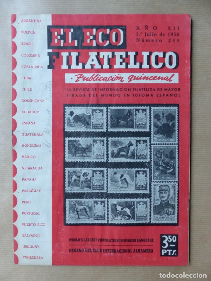 Sellos: EL ECO FILATELICO, 32 REVISTAS - AÑOS 1951-1952-1955, VER FOTOS ADICIONALES - Foto 32 - 234700775