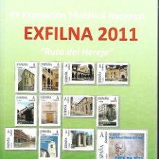 Sellos: CATALOGO EXPOSICION FILATELICA NACIONAL EXFILNA 2011. Lote 249306115
