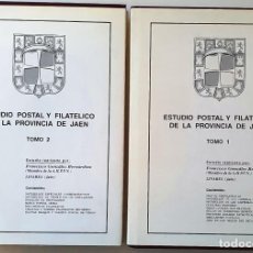 Francobolli: ESTUDIO POSTAL Y FILATELICO DE LA PROVINCIA DE JAEN. DOS TOMOS. GONZALEZ BERNARDINO. 1995.. Lote 284301923