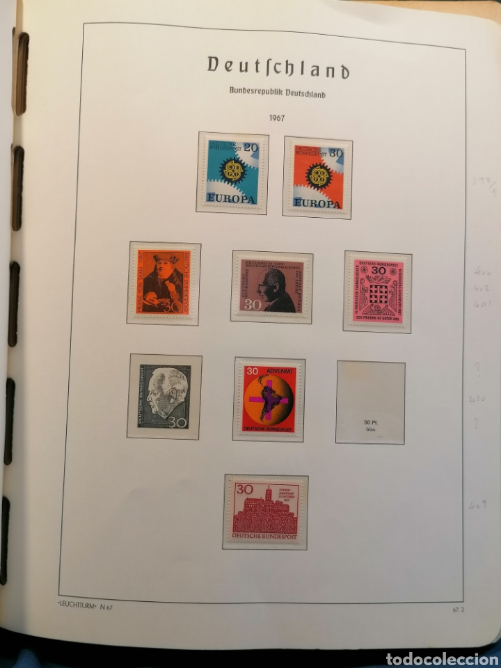 Sellos: Alemania Occ Album sellos Resto Colección Album nuevo *** sellos años 1963 a. 1979 74 fotos - Foto 62 - 302834758