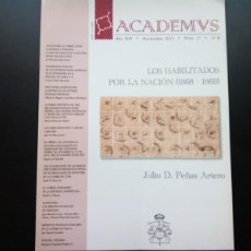 Sellos: ESTUDIO FILATELICO REVISTA ACADEMVS ”LOS HABILITADOS POR LA NACION” Nº 17. Lote 318557998
