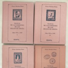 Sellos: MANUAL DE LAS EMISIONES DE ESPAÑA 1931 A 1939. TOMOS I, II, III Y IV.. Lote 402707894