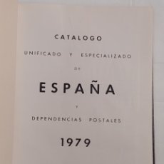 Sellos: CATÁLOGO UNIFICADO Y ESPECIALIZADO DE ESPAÑA Y DEPENDENCIAS POSTALES 1979