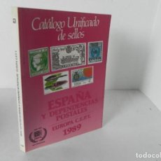 Sellos: CATÁLOGO ESPAÑA Y DEP. POSTALES + EUROPA C.E.P.T. 1989 (EDIFIL). Lote 400431079
