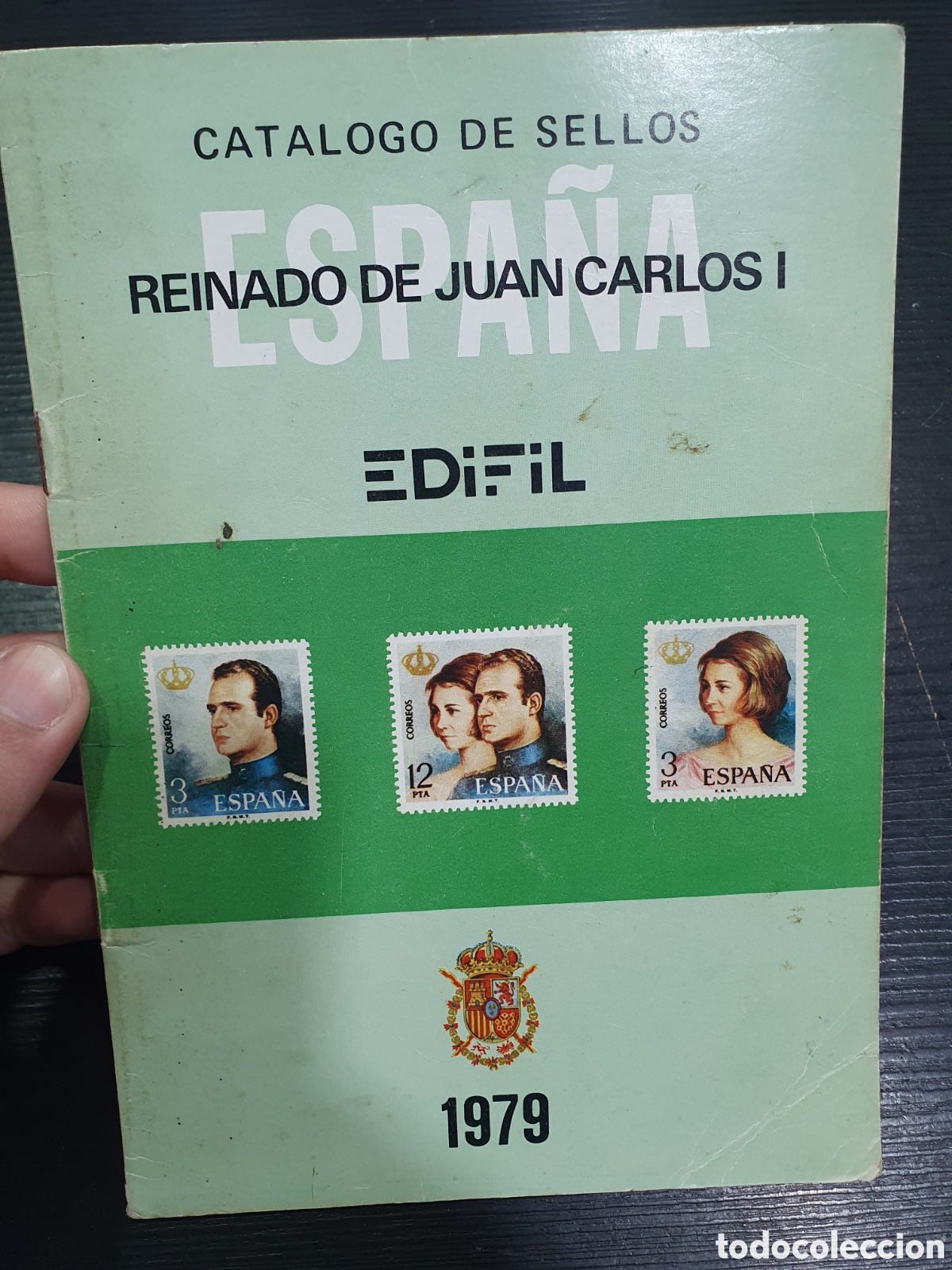 Sellos: Edificio. Cat&aacute;logo de sellos 1979. Juan Carlos I. (L79) - Foto 1