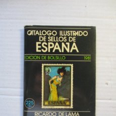 Sellos: CATALOGO SELLOS DE ESPAÑA EDICION 1981 DE BOLSILLO EDITADO RICARDO DE LAMA
