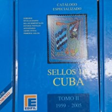 Sellos: COLECCIÓN DE 3 CATÁLOGOS DE CUBA