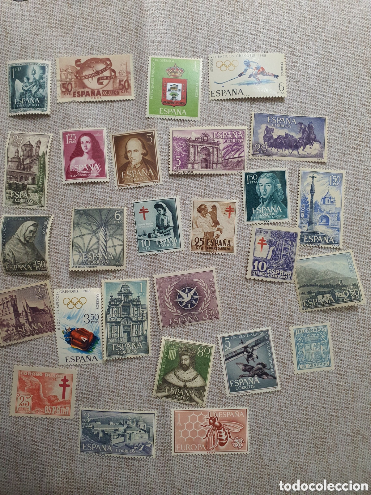 Sellos: Lote sellos espa&ntilde;a variado - Foto 1