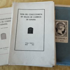 Sellos: GUÍA DEL COLECCIONISTA DE SELLOS DE CORREOS DE ESPAÑA (3 TOMOS). GRUPO FILATÉLICO REUS.