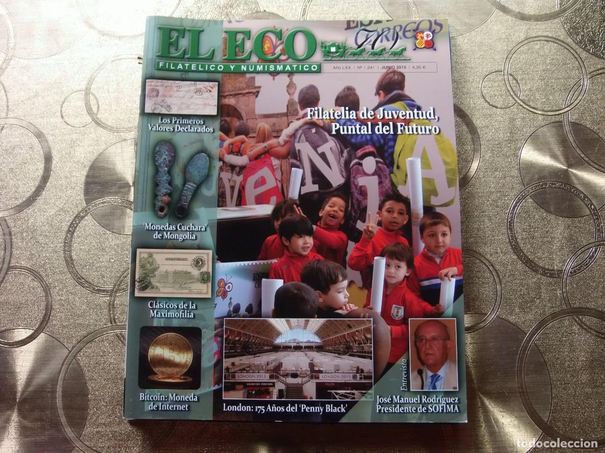 Timbres: EL ECO FILATELICO Y NUMISMATICO - N&ordm; 1.241 - JUNIO 2015.