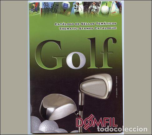 Sellos: Cat&aacute;logo Catalogue tema GOLF 1 &ordf; edici&oacute;n Domfil