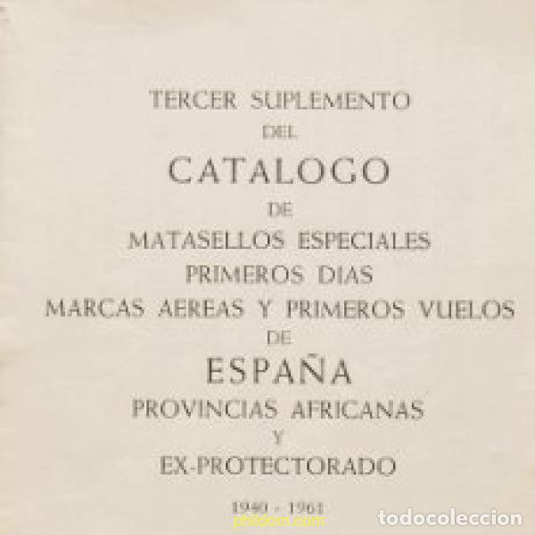 Sellos: Catalogo primer suplemento de matasellos especiales Primeros dias marcas aereas y primeros vuelos d