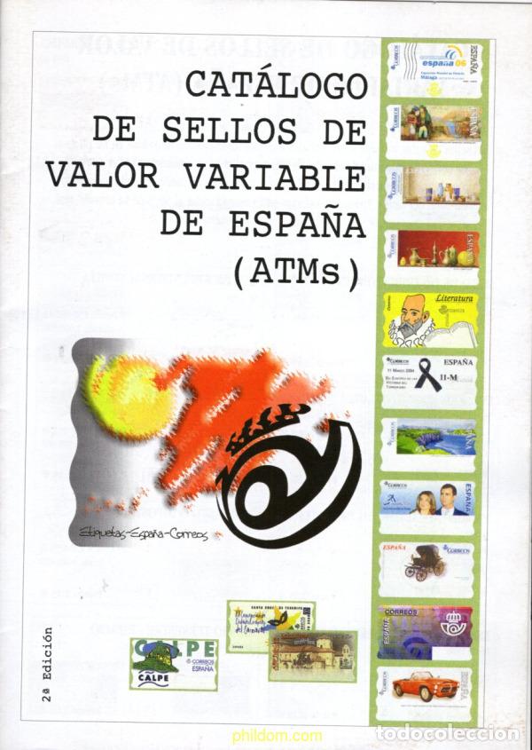 Sellos: Cat&aacute;logo de sellos de valor variable de espa&ntilde;a (ATMs) - Foto 1