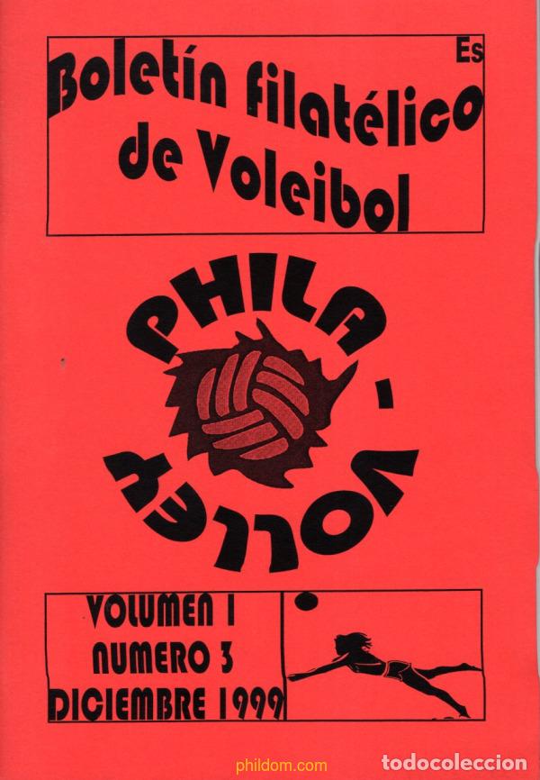 Briefmarken: Bolet&iacute;n filat&eacute;lica de voleibol Volumen 1 numero 3 Diciembre 1999