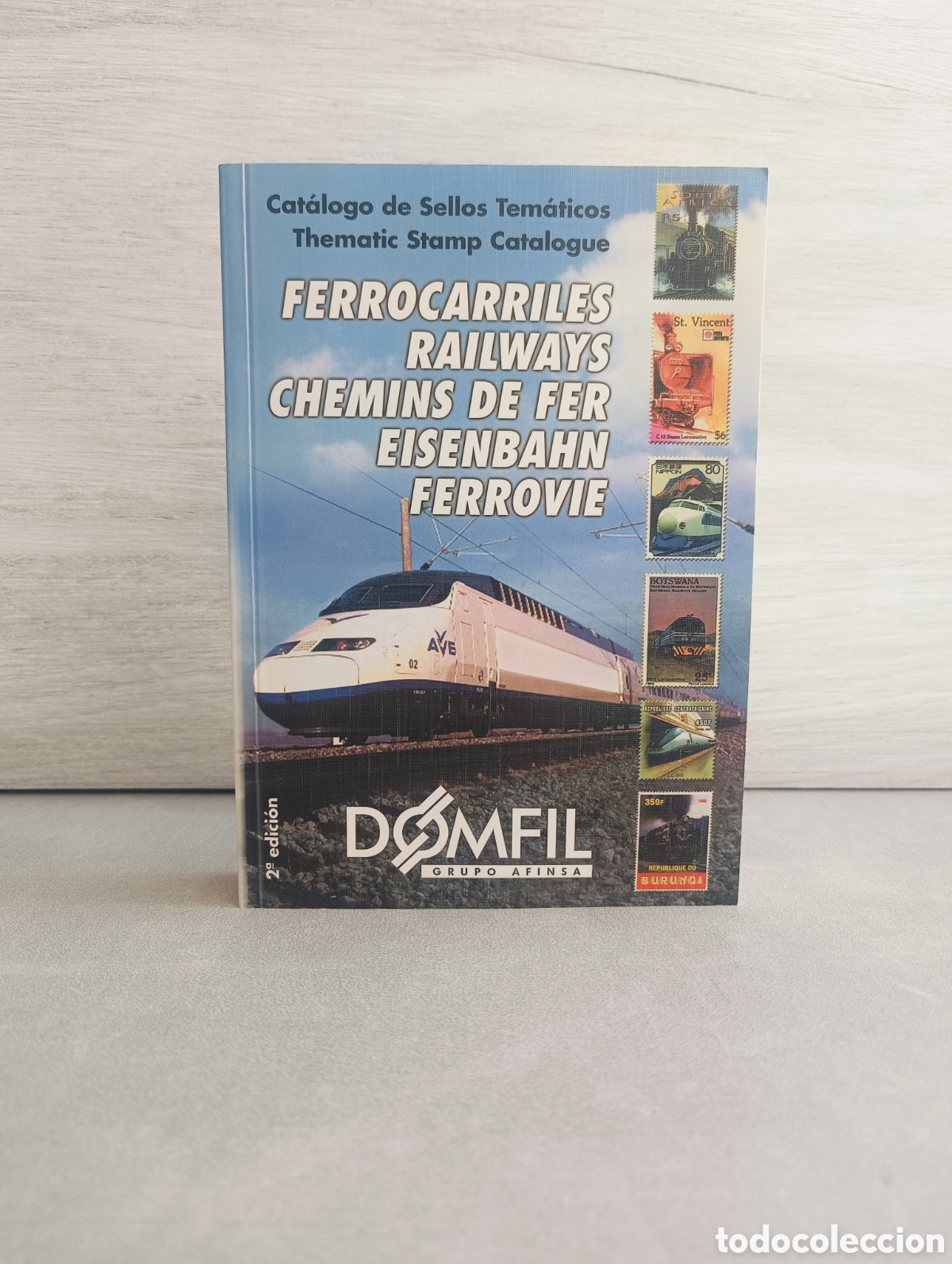 Sellos: CAT&Aacute;LOGO DOMFIL DE SELLOS TEM&Aacute;TICOS DE FERROCARRILES. RAILWAYS.