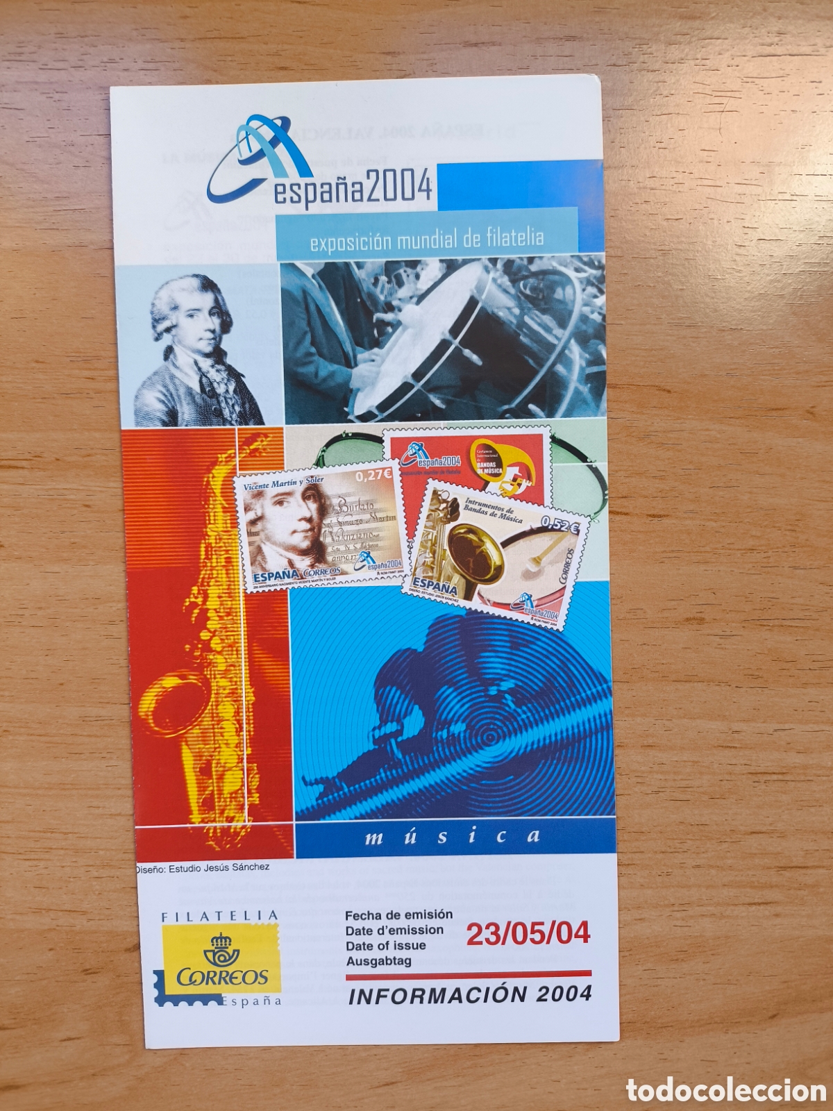 Sellos: Hoja informativa 2004 Musica - Foto 1