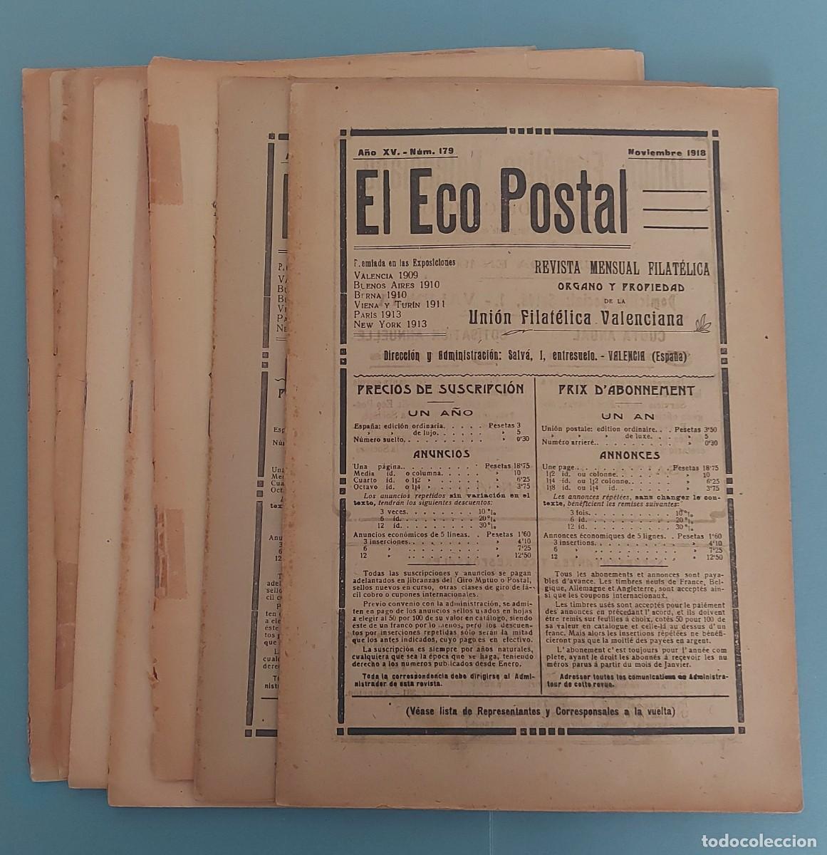 Sellos: REVISTA EL ECO POSTAL - Foto 1