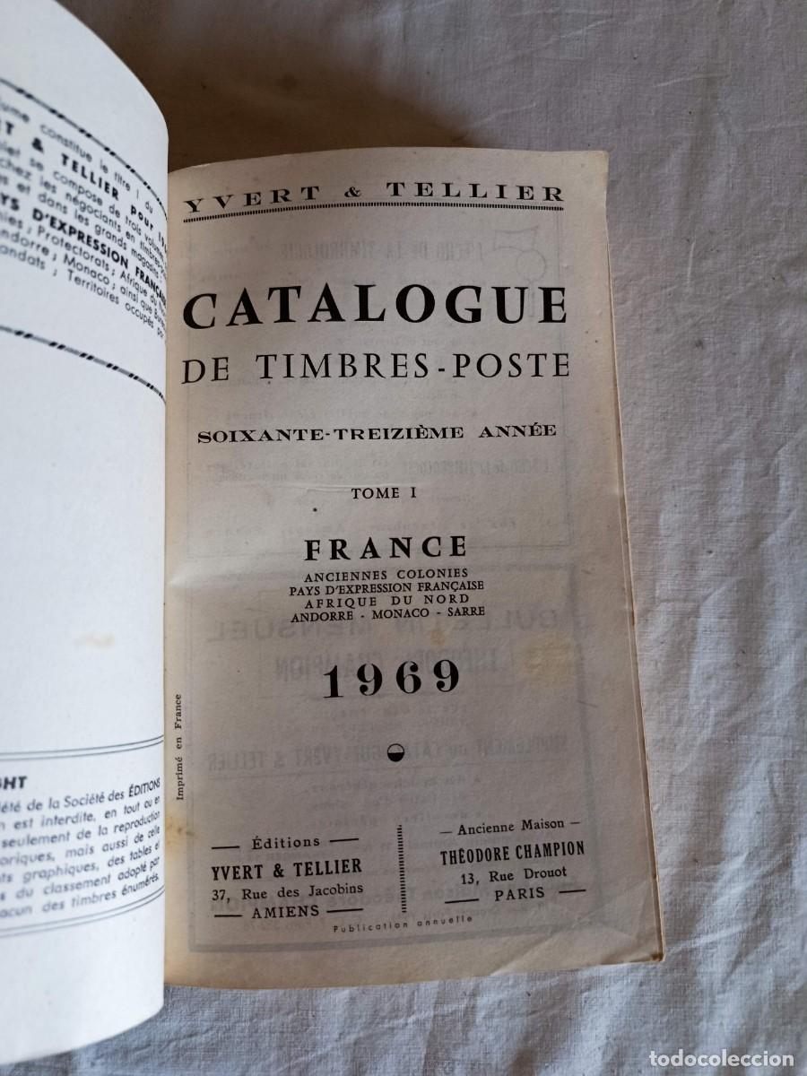 Sellos: Catalogo Yvert Tellier 1969 - Foto 3