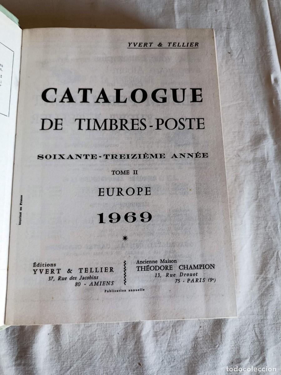 Sellos: Catalogo Yvert Tellier 1969 - Foto 5