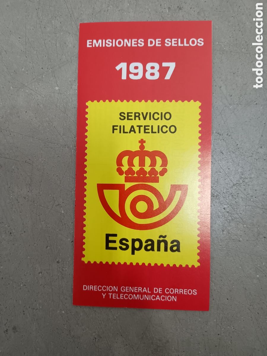 Sellos: PROGRAMA EMISIONES SELLOS 1987 - Foto 1