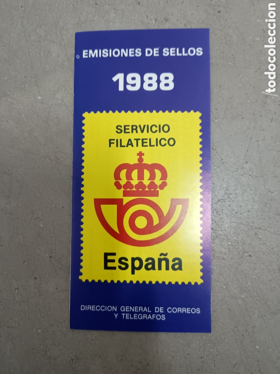 Sellos: PROGRAMA EMISIONES SELLOS 1988 - Foto 1