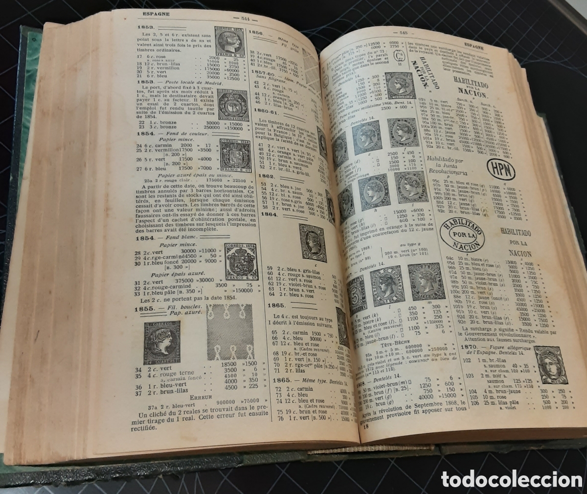 Sellos: Cat&aacute;logo de sellos antiguo - Foto 1